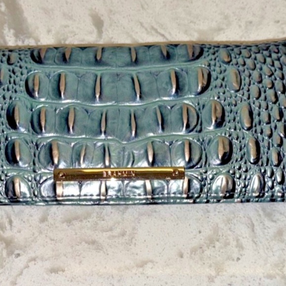 Brahmin Ady Obsidian Gorgeous Turquoise tones Wallet Melbourne BRAND NEW - Picture 3 of 8